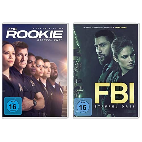 The Rookie - Staffel zwei [5 DVDs] & FBI - Staffel Drei [4 DVDs] von eOne Entertainment (Universal Pictures)