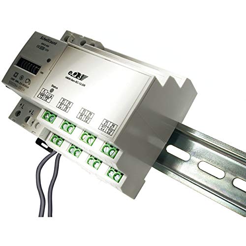 HomeMatic 12fach-Kontaktsensor für Schaltzustandserkennung, Komplettbausatz HMW-Sen-SC-12-DR von eQ-3