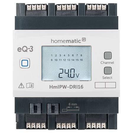 Homematic IP Wired 16-fach-Eingangsmodul HmIPW-DRI16 von eQ-3