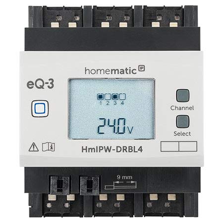 Homematic IP Wired 4-fach-Jalousieaktor HmIPW-DRBL4 von eQ-3
