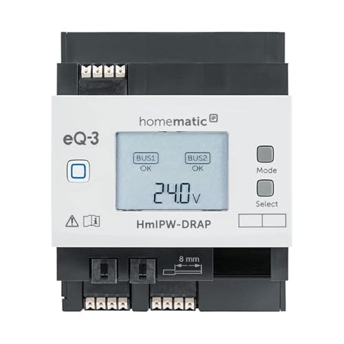 eQ-3 Homematic IP Wired Access Point Drap HmIPW-Drap, VDE Zertifiziert von eQ-3