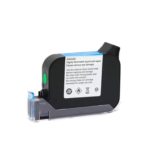 Kompatibel mit Handheldinten -Tintenstrahldruckern ECO Lösungsmittel Tintenpatrone JS12M 12,7 mm Schnell trocken(JS12(M)-Green) von eRgDFS