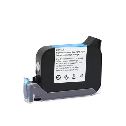eRgDFS Kompatibel mit Handheldinten -Tintenstrahldruckern ECO Lösungsmittel Tintenpatrone JS12M 12,7 mm Schnell trocken(JS12(M)-Invisibility) von eRgDFS