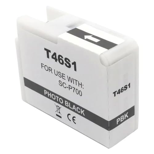 eRgDFS Kompatibel mit Tintenwagen P700 Tintenstrahldrucker T46S T46S1 T46S2 T46S3 T46S4 T46S5 T46S8 T46SD(T46S1 PBK) von eRgDFS