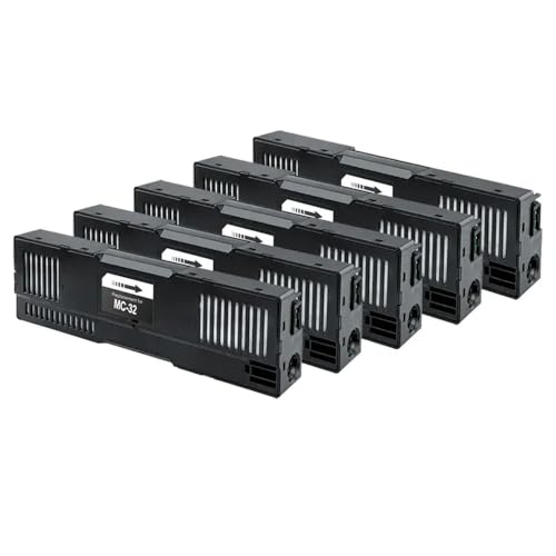 eRgDFS Kompatibel mit Wartungsbox 1-5PCS-Optionen MC32 Wartungstank TC5200 TC5200M TC20-Drucker(MC-32 5pcs) von eRgDFS
