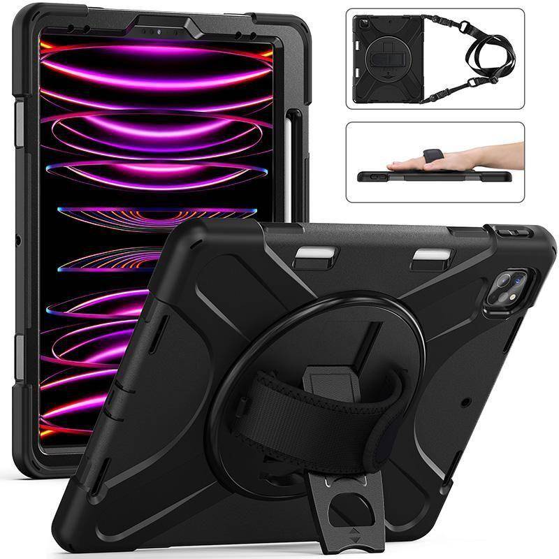 eSTUFF AUSTIN Defender Case iPad Air 12.9 2024 with hand strap and (ES681559-BULK) von eSTUFF