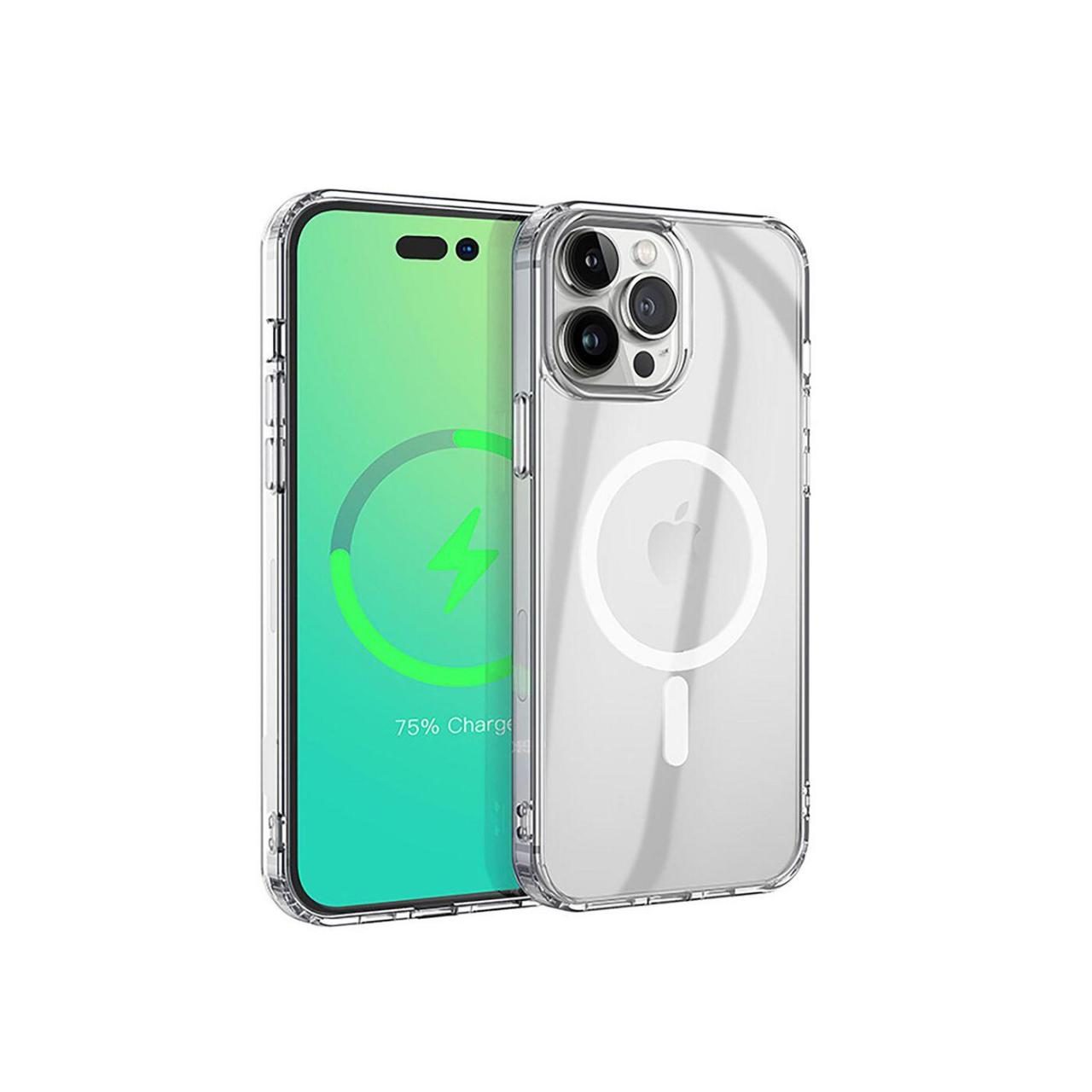 eSTUFF Berlin Magnetic Hybrid Case für das iPhone 14 Pro - Clear von eSTUFF