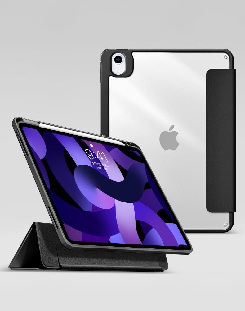 eSTUFF Boston Flip-Hülle für das Apple iPad 10. Generation, 10.9" - Black/Cle... von eSTUFF