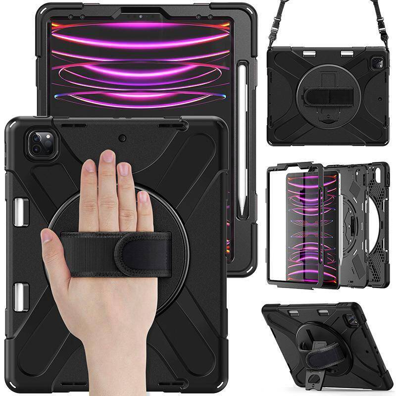 eSTUFF CHICAGO Full Body Defender Case für das iPad Pro 13" (2024) - Black von eSTUFF