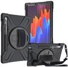 eSTUFF Defender Case - Hintere Abdeckung für Tablet - Silikon, Polycarbonat - Schwarz - 12.4 - für Samsung Galaxy Tab S7+ (ES681844-BULK) von eSTUFF