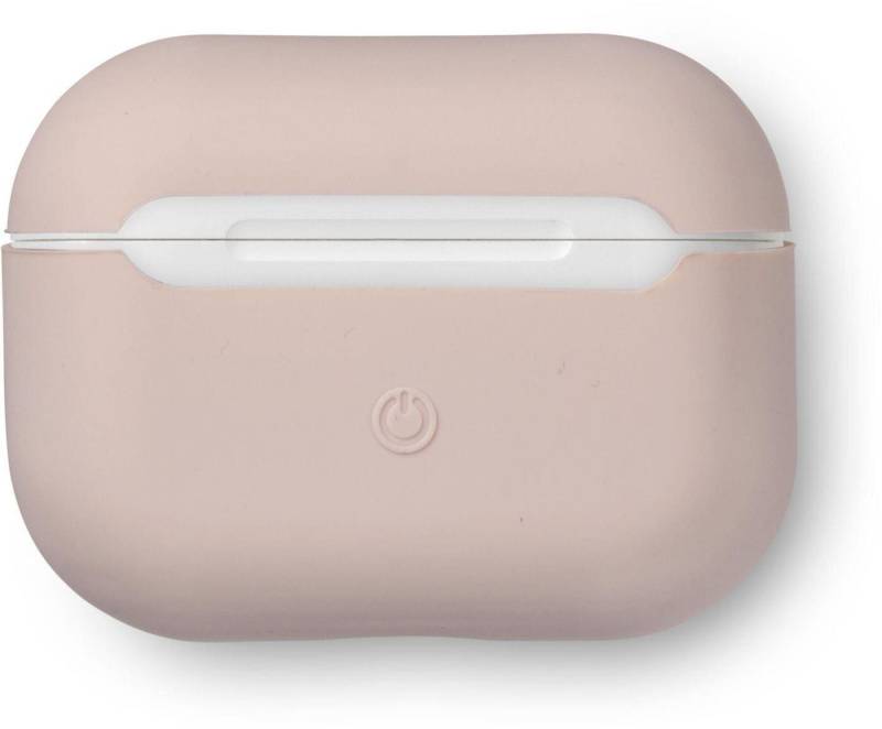 eSTUFF Handyhülle eSTUFF Silicone Cover for AirPods Pro - Sand Pink von eSTUFF