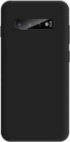 eSTUFF - Hintere Abdeckung für Mobiltelefon - Silikon - Schwarz - für Samsung Galaxy S10 (ES673154-BULK) von eSTUFF