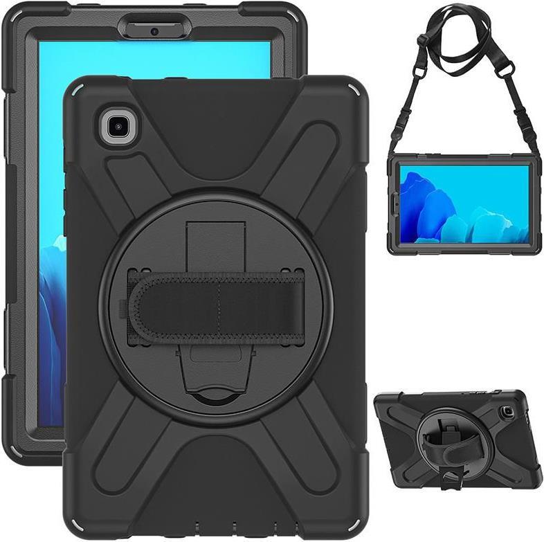 eSTUFF - Hintere Abdeckung für Tablet - Silikon, Polycarbonat - Schwarz - 10.9 - für Samsung Galaxy Tab A7 Lite (ES683602-BULK) von eSTUFF