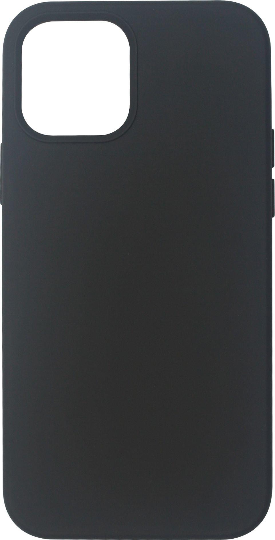 eSTUFF Infinite Riga - Hintere Abdeckung für Mobiltelefon - Polycarbonat, 100 % recyceltes Silikon - Schwarz - für Apple iPhone 12, 12 Pro (ES67120033) von eSTUFF
