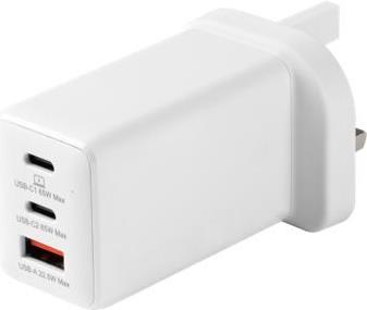 eSTUFF INFINITE USB-C Charger UK PD 67W GaN. 2 x USB-C - 1 x (ES636067-BULK) von eSTUFF
