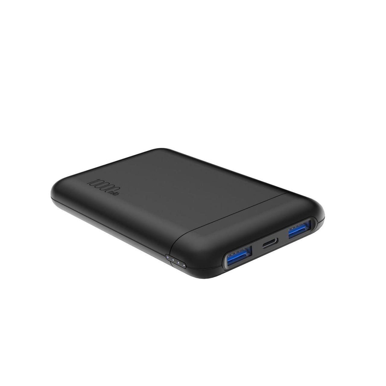 eSTUFF Powerbank Lithium Polymer (LiPo) 10.000 mAh - Schwarz von eSTUFF