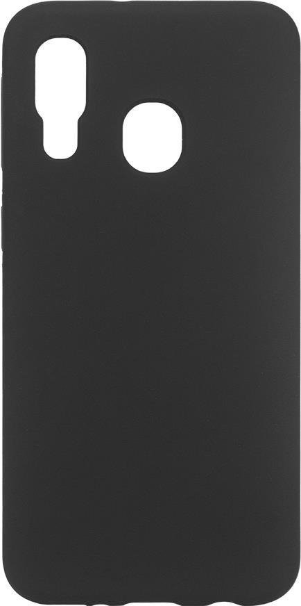 eSTUFF Silicone Case - Hintere Abdeckung für Mobiltelefon - Silikon - Schwarz - für Samsung Galaxy A40 von eSTUFF