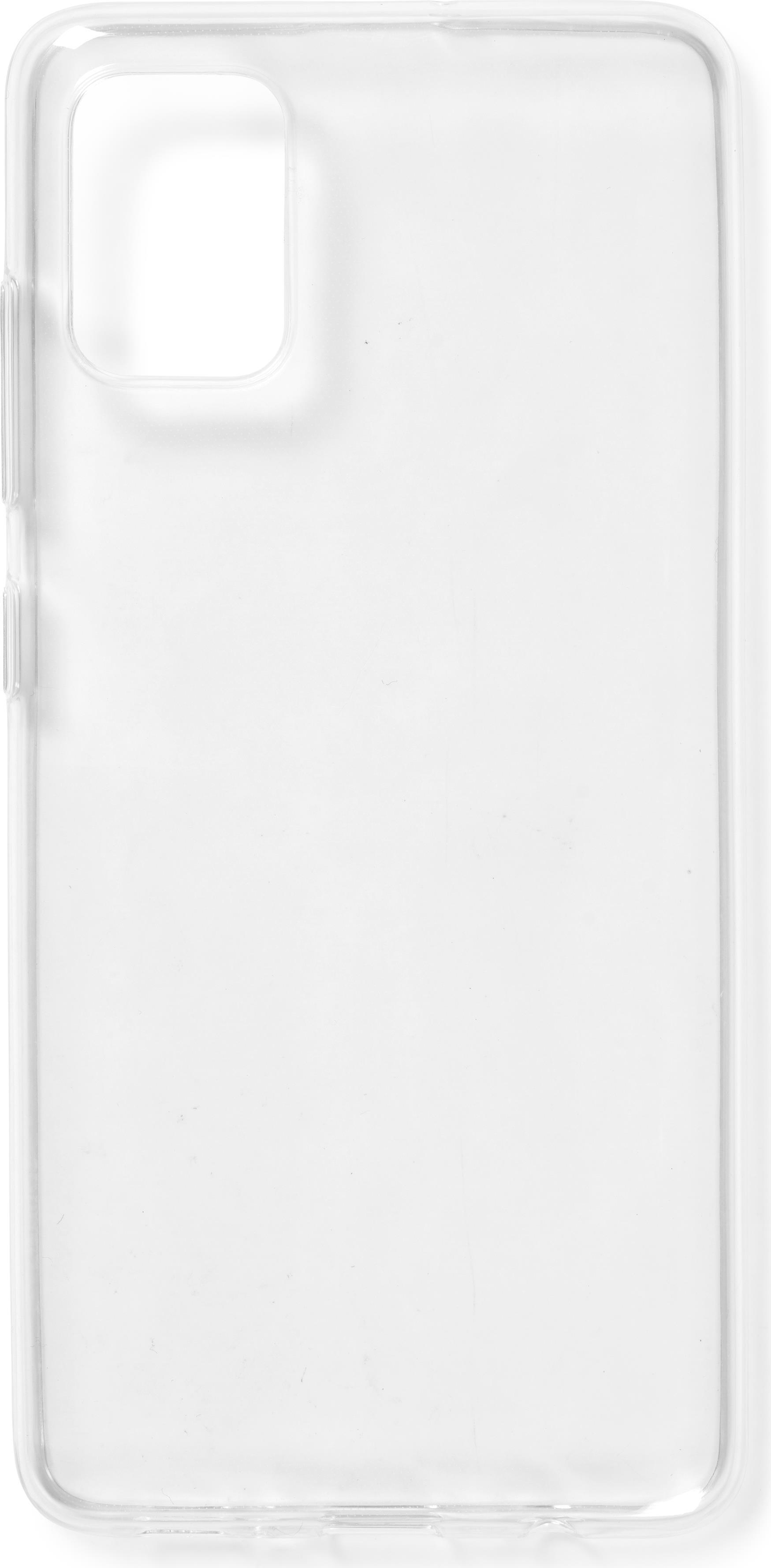 eSTUFF Soft Case - Hintere Abdeckung für Mobiltelefon - UV-beschichtetes, verformbares Polyurethan - durchsichtig - für Samsung Galaxy A51 von eSTUFF