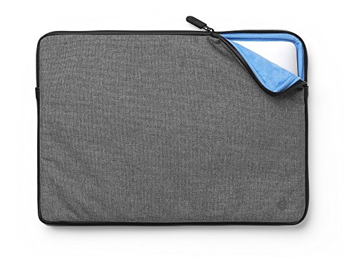 'eSTUFF es82252-twill 14 "Notebook Sleeve Grey Notebook Case – Ersatzteil Cases (35.6 cm (14), Notebook Sleeve, Grey, Monotonie, Scratch Resistant, 345 x 22 x 245 mm) von eSTUFF