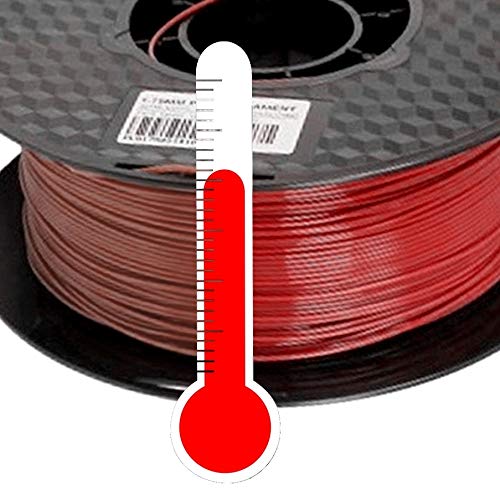 PLA 3D Drucker Filament 1kg 1,75mm Farbwechsel Temp. Kaffee zu Rot von eSUN