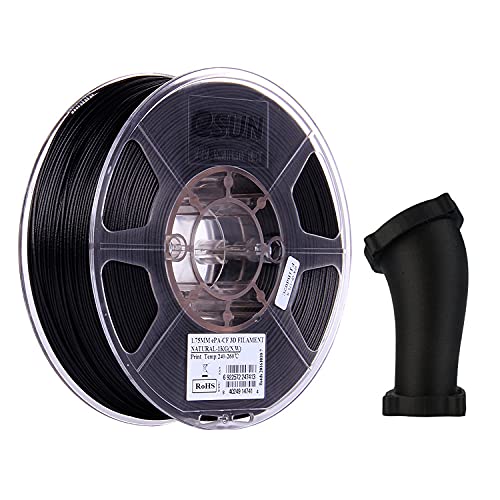 eSUN Carbon Fiber Filled Nylon Filament 1,75 mm, 3D Printer Filament PA-CF, Dimensional Accuracy +/- 0,05 mm, 1 KG Spool (2,2 LBS) 3D Printing Filament for 3D Printers, Natural von eSUN