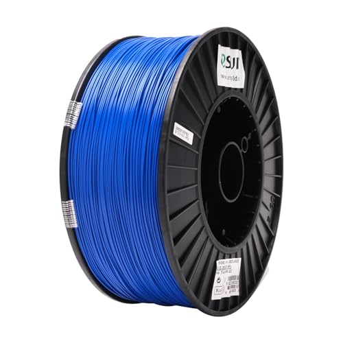 eSUN PLA+ Filament 1.75mm, 3D Drucker Filament PLA Plus, Maßgenauigkeit +/- 0.03mm, 3KG pro Spule 3D Druck Filament für 3D Drucker, Blau von eSUN