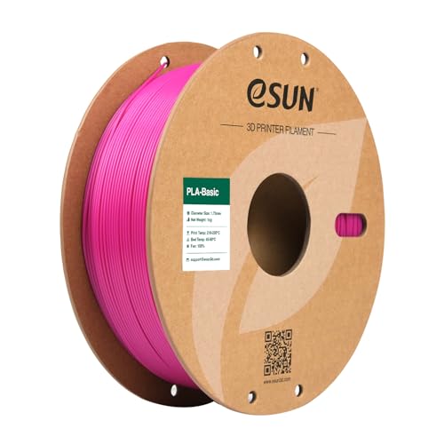 eSUN PLA Filament 1.75mm, PLA Basic 3D Drucker Filament Maßgenauigkeit +/- 0.03mm, 1KG Spule (2.2 LBS) Super Speedy PLA Filament für 3D Drucker,Lila von eSUN