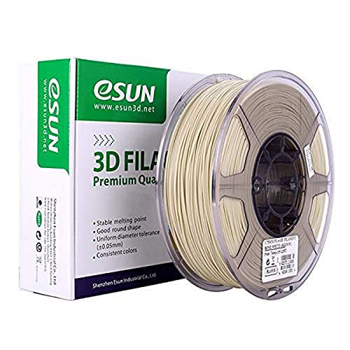 eSun PLA+ 3D-Filament, 1,75 mm, 1 kg, Knochenweiß, Einheitsgröße (PLA0159) von eSUN