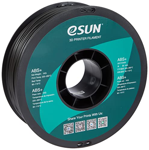 eSun Silk ABS+3D Print Filament, Black von eSUN