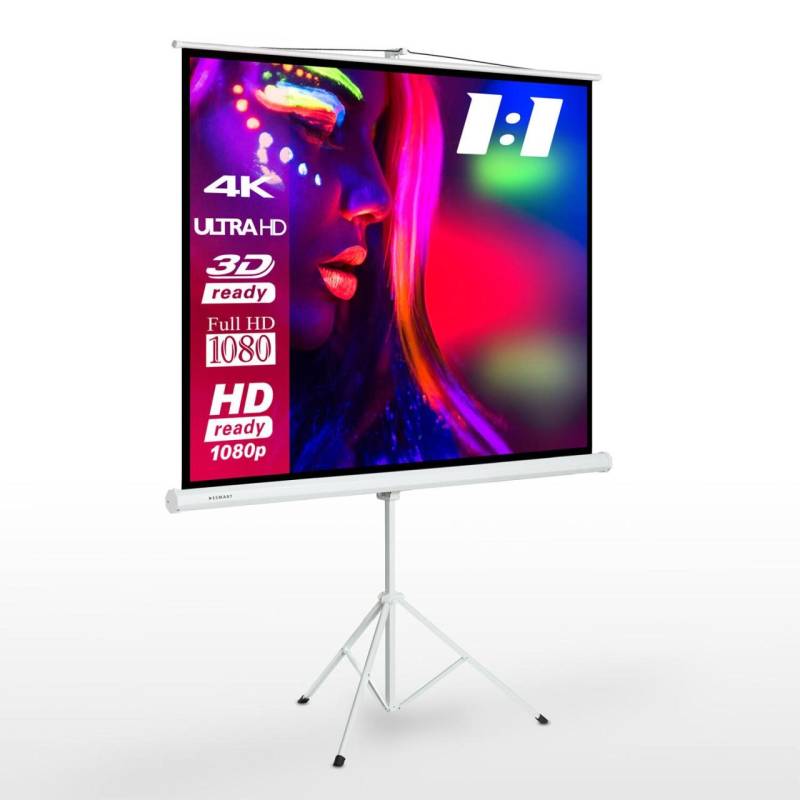 ESMART Economy EXS Stativ Leinwand / 200 x 200 cm (111") / Format 1:1 von eSmart