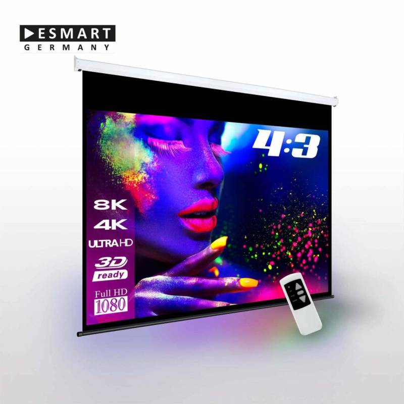 eSmart Germany Motor Leinwand MIMOTO 170 x 127 cm (84") 4:3 von eSmart