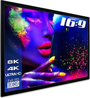 eSmart Professional MIRALE Tageslicht-Rahmen Leinwand Grau 332 x 187 cm (150"... von eSmart