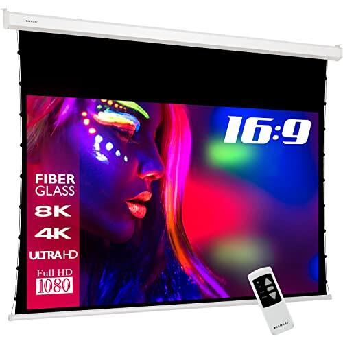 eSmart Professional TATENSO Tageslicht Tension Leinwand Grau 160 x 90 cm (72"... von eSmart