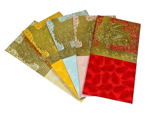Esplanade Shagun Lifafa Briefumschläge für Bargeld, mehrfarbig, mit goldenen Details, Umschläge zum Verschenken von Geld, Hochzeit, Sagan, Eid, Rakhi, Festival, Familie und Unternehmen (Blatt-Set, 10 Esplanade Shagun Lifafa Briefumschläge für Bargeld, mehrfarbig, mit goldenen Details, Umschläge zum Verschenken von Geld, Hochzeit, Sagan, Eid, Rakhi, Festival, Familie und Unternehmen (Blatt-Set, 10 von eSplanade