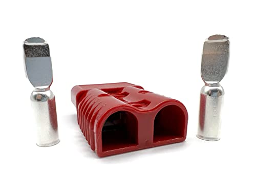 Batterie Stecker 175A 35 mm2 rot Steckverbinder für Gabelstapler Kabel von eXODA