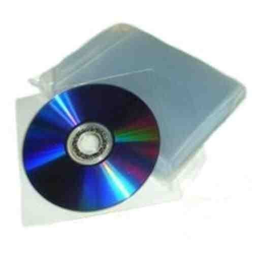 eXpress Net Hochwertige CD- / DVD-Hüllen, 100 Stück, aus Kunststoff, durchsichtig von eXpress Net