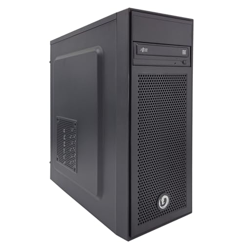 EXTREMEBIT PC Desktop-Computer, montiert, Intel i3-12100, RAM 16 GB DDR4, SSD 500 GB M.2 NVMe, DVD-RW, Windows 11 Pro + Office 2021 von eXtremeBit