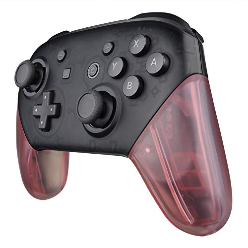 eXtremeRate Case für Nintendo Switch Pro Controller,Hülle Schale Gehäuse Grip Case Griffe Ersatzteile für Nintendo Switch Pro Controller-Kein Controller(Kirschrosa) von eXtremeRate