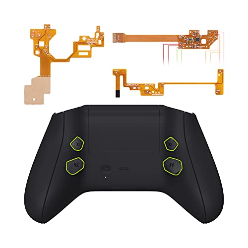 eXtremeRate Hope Programmierbares Remap Kit für Xbox Series X&S Controller, Upgrade-Boards,Rückseites Case,Griffteile Hülle,Rück Knöpfe für Xbox Core-Controller Nicht enthalten(Schwarz) von eXtremeRate