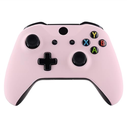 eXtremeRate Hülle für Xbox One S/X Controller,Vorderseites Gehäuse Case Hülle Cover Schutzhülle Oberschale Skin Schale Shell Zubehör für Xbox One S/Xbox One X Controller(Model 1708)-Pink von eXtremeRate