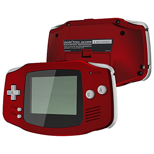 eXtremeRate IPS Ready Upgrade Full Schale & Tasten für Gameboy Advance, DIY-Ersatz Hülle Case&Tool für GBA IPS/Standard-LCD[Konsole&IPS-Screen Nicht enthalten]-Rot von eXtremeRate