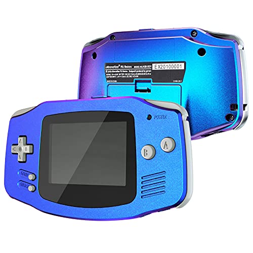 eXtremeRate IPS Ready Upgrade Full Shell & Button für Gameboy Advance Console, DIY-Ersatz Hülle Case&Tool für GBA IPS/Standard-LCD[Konsole&IPS-Screen Nicht enthalten]-Lila Blau von eXtremeRate
