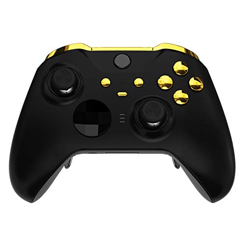 eXtremeRate Knöpfe Tasten Set für Xbox Elite Series 2/Series 2-Core Controller, DIY-Ersatz Trigger/Bumpers/ABXY/Profile-/Ansicht-/Menü-Buttons für Xbox Elite Series 2 Gamepad Modell 1797-Chrome Gold von eXtremeRate