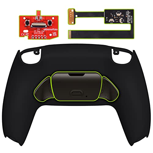 eXtremeRate RISE2.0 (RMB) Version Remap Kit für ps5 Controller BDM-010/020,Programmiert Remap Board&Back Case Hülle&Real Metal Buttons Tasten Set für ps5(Matt Schwarz)-KEIN Controller von eXtremeRate