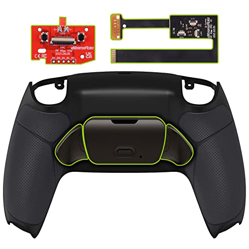 eXtremeRate RISE2.0 (RMB) Version Remap Kit für ps5 Controller BDM-010/020,Programmiert Remap Board&Back Case Hülle&Real Metal Buttons Tasten Set für ps5(Schwarz)-KEIN Controller von eXtremeRate