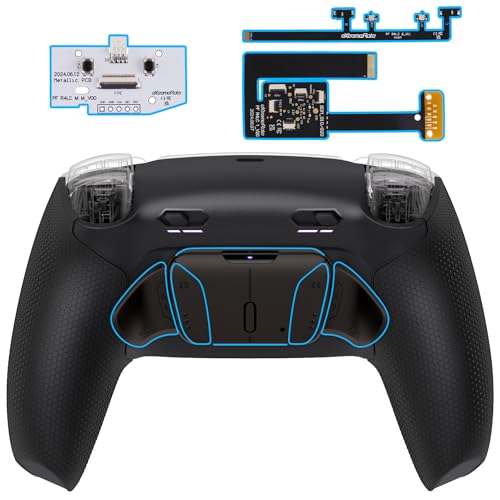 eXtremeRate RISE4 Plus MAX Metall Remap Kit für ps5 Controller BDM-010/020, Gummiert Griff Rückgehäuse Case & Real Metal Back Button Paddles & Clicky Trigger Upgrade Kit für ps5–Schwarz eXtremeRate RISE4 Plus MAX Metall Remap Kit für ps5 Controller BDM-010/020, Gummiert Griff Rückgehäuse Case & Real Metal Back Button Paddles & Clicky Trigger Upgrade Kit für ps5–Schwarz von eXtremeRate