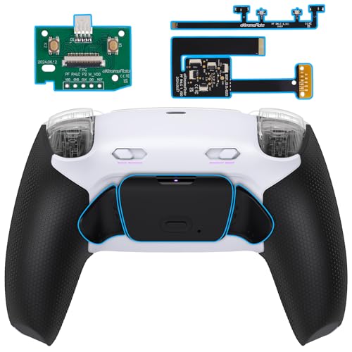 eXtremeRate Rise Plus MAX Remap Kit für ps5 Controller BDM-010/020, Custom Gummiert Griff Rückgehäuse & Programmierbare Back Paddles & Clicky Trigger Stops Kit für ps5 Controller–Schwarz Weiß eXtremeRate Rise Plus MAX Remap Kit für ps5 Controller BDM-010/020, Custom Gummiert Griff Rückgehäuse & Programmierbare Back Paddles & Clicky Trigger Stops Kit für ps5 Controller–Schwarz Weiß von eXtremeRate