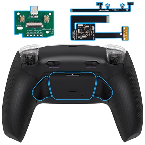 eXtremeRate Rise Plus MAX Remap Kit für ps5 Controller BDM-010/020, Custom Gummiert Griff Rückgehäuse & Programmierbare Back Paddles & Clicky Trigger Stops Kit für ps5 Controller–Schwarz eXtremeRate Rise Plus MAX Remap Kit für ps5 Controller BDM-010/020, Custom Gummiert Griff Rückgehäuse & Programmierbare Back Paddles & Clicky Trigger Stops Kit für ps5 Controller–Schwarz von eXtremeRate