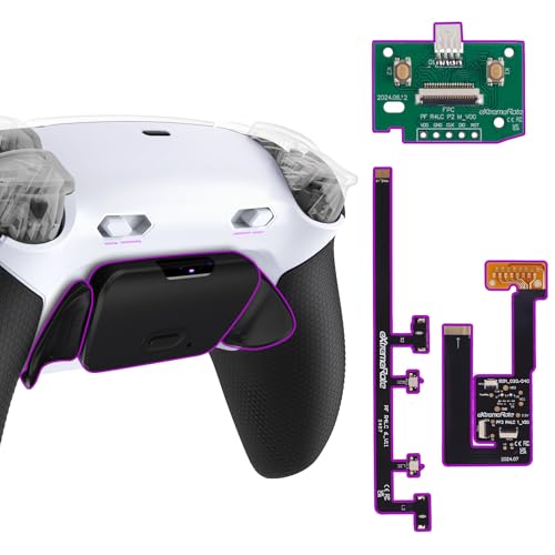 eXtremeRate Rise Plus MAX Remap Kit für ps5 Controller BDM-030/040/050, Custom Gummiert Griff Rückgehäuse & Programmierbare Back Paddles & Clicky Trigger Stops Kit für ps5 Controller–Schwarz Weiß eXtremeRate Rise Plus MAX Remap Kit für ps5 Controller BDM-030/040/050, Custom Gummiert Griff Rückgehäuse & Programmierbare Back Paddles & Clicky Trigger Stops Kit für ps5 Controller–Schwarz Weiß von eXtremeRate