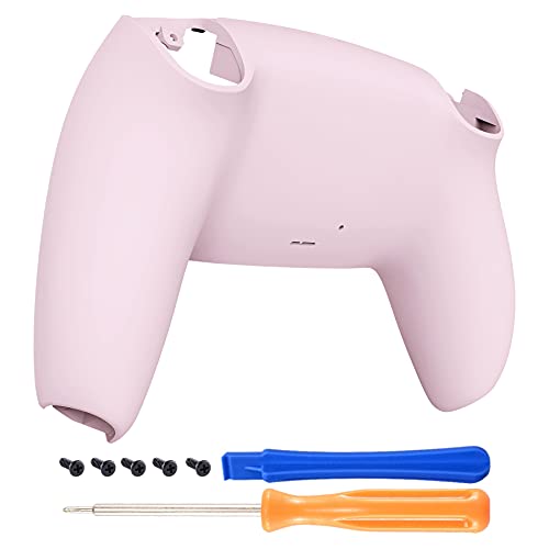 eXtremeRate Rückseite Abdeckung Kompatibel mit ps5 Controller, Hülle Case Gehäuse Ersatz Schale Abdeckung für ps5 Controller Zubehör (Pink) von eXtremeRate